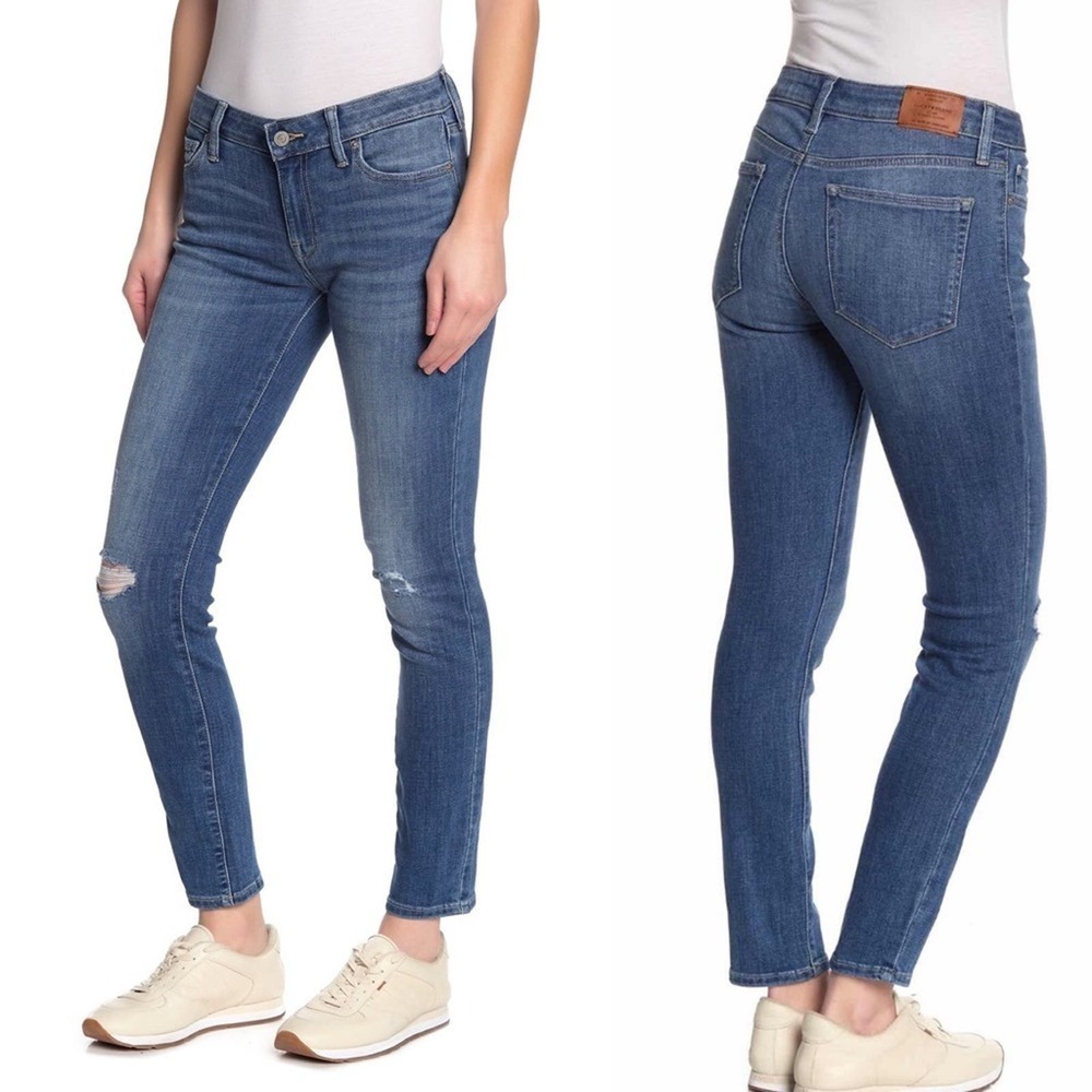Lucky Brand Lolita Distressed Skinny Jeans Size 00